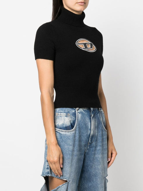 M-Argaret logo-embroidered jumper